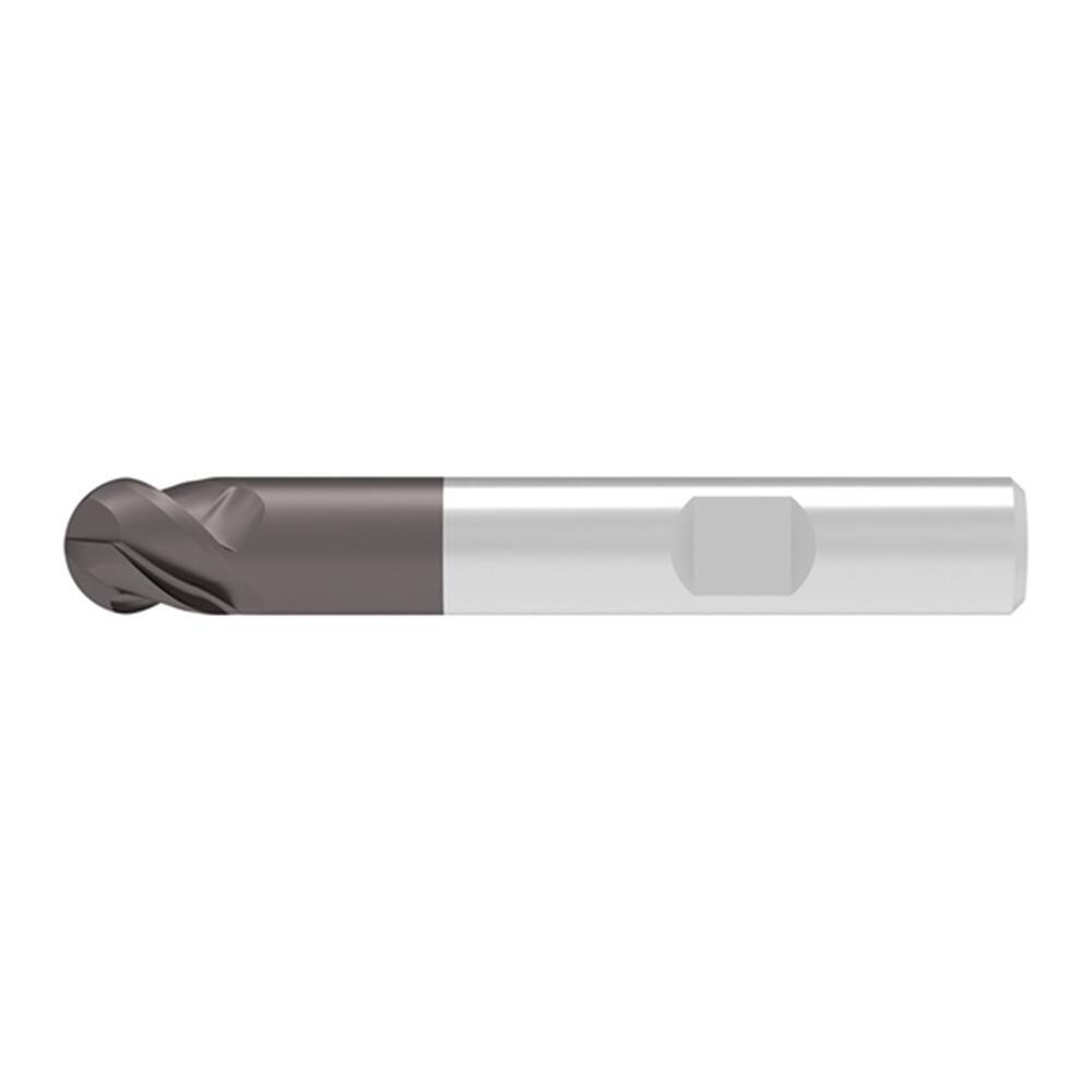 Ball End Mills; Mill Diameter (Decimal Inch): 0.6400 ; Mill Diameter (mm): 16.00 ; Number Of Flutes: 4 ; End Mill Material: Solid Carbide ; Length of Cut (mm): 22.0000 ; Shank Diameter (mm): 16.0000