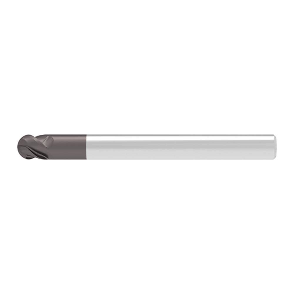 Ball End Mills; Mill Diameter (Decimal Inch): 0.2000 ; Mill Diameter (mm): 5.00 ; Number Of Flutes: 4 ; End Mill Material: Solid Carbide ; Length of Cut (mm): 9.0000 ; Shank Diameter (mm): 5.0000