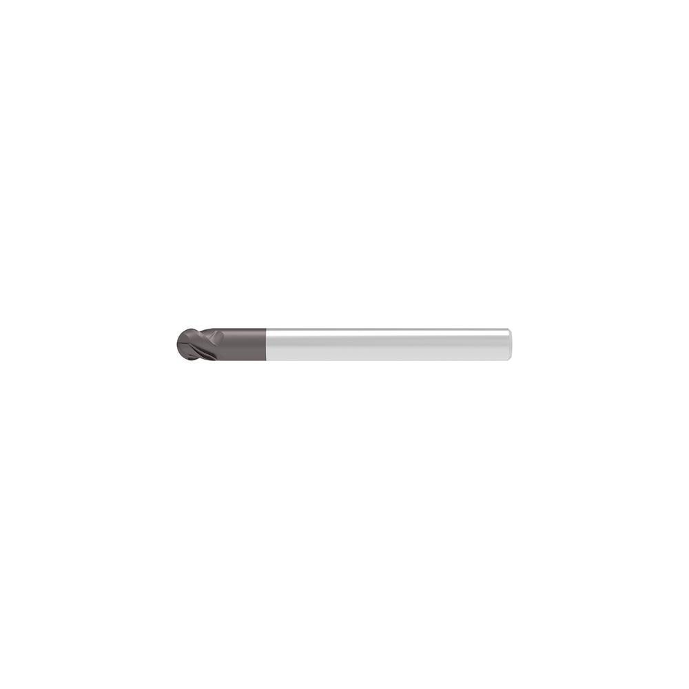 Ball End Mills; Mill Diameter (Decimal Inch): 0.2400 ; Mill Diameter (mm): 6.00 ; Number Of Flutes: 4 ; End Mill Material: Solid Carbide ; Length of Cut (mm): 10.0000 ; Shank Diameter (mm): 6.0000