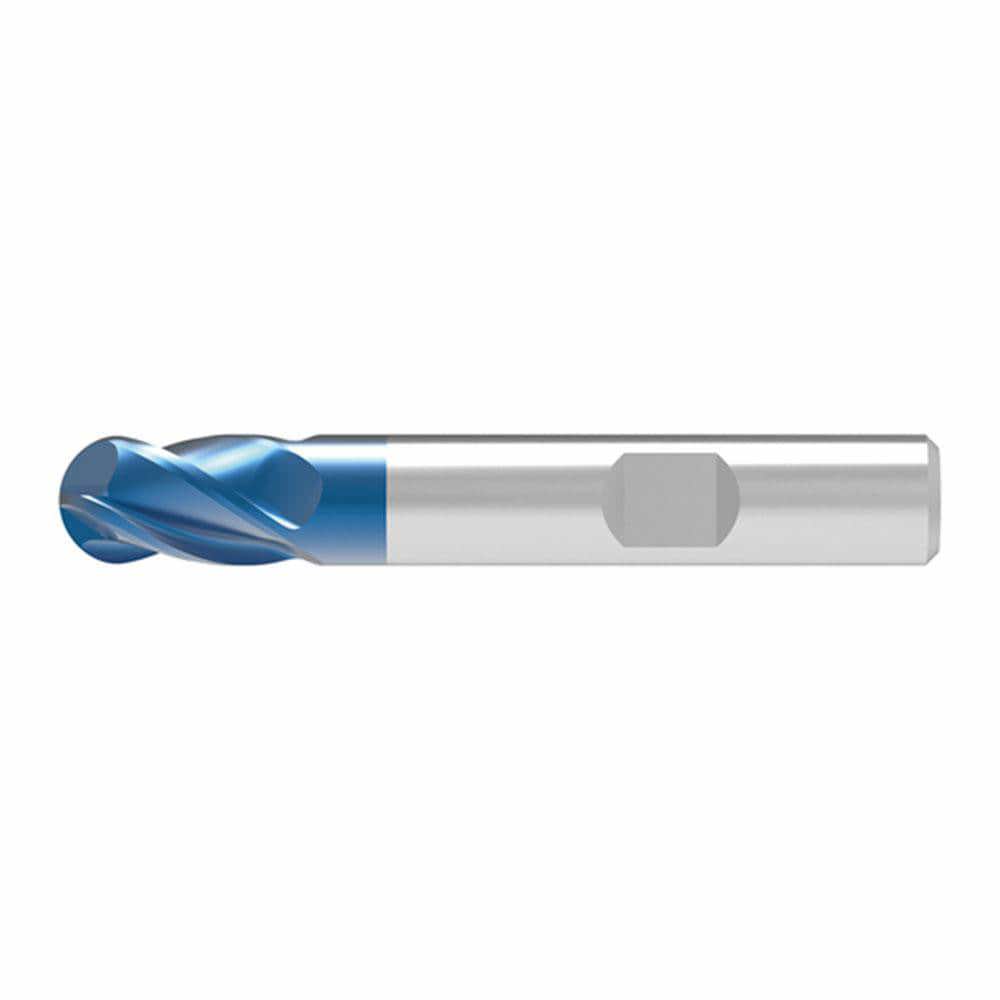 Ball End Mills; Mill Diameter (Decimal Inch): 0.3200 ; Mill Diameter (mm): 8.00 ; Number Of Flutes: 4 ; End Mill Material: Solid Carbide ; Length of Cut (mm): 12.0000 ; Shank Diameter (mm): 8.0000