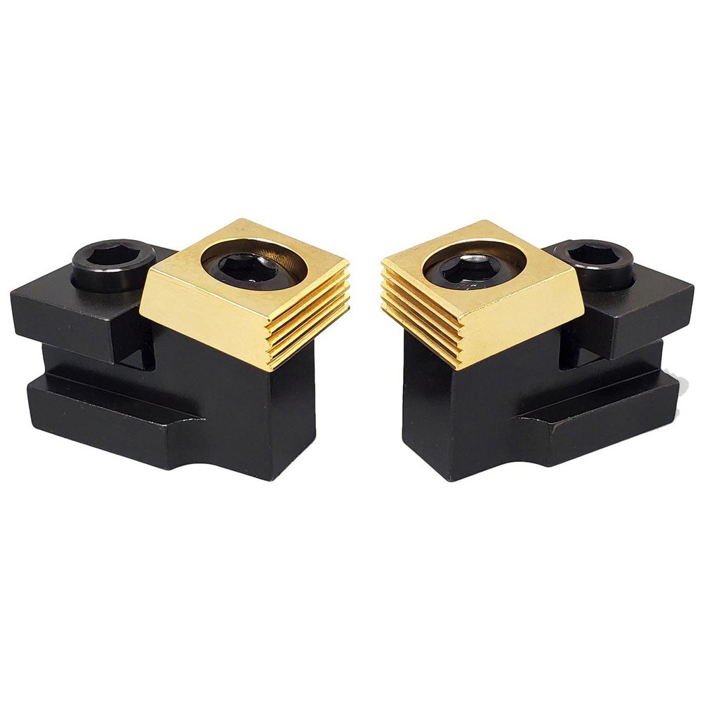 T-Slot Toe Clamps; Overall Length (mm): 48; 48 mm; Overall Length (Decimal Inch): 48 mm; T-Slot Size (mm): 16.00; T-Slot Size (Inch): 5/8; Holding Force (N): 17800.00; Holding Force (Lb.): 4000.00; 17800 N; 4000 lb; Overall Height (mm): 28 mm; 28.00; Over