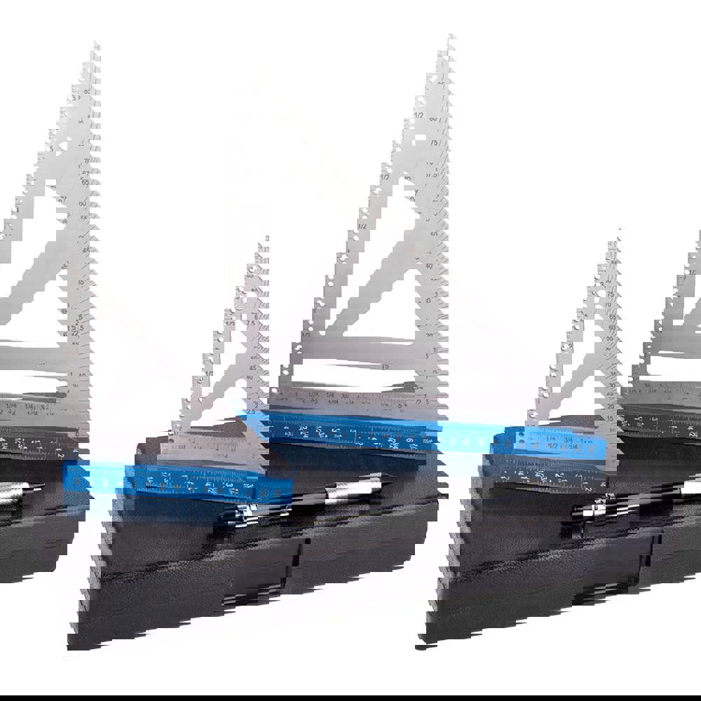 Square Sets; Finish: Satin Chrome ; Features: Embedded Magnet; Fast Offsets; Pre-Marked Angles