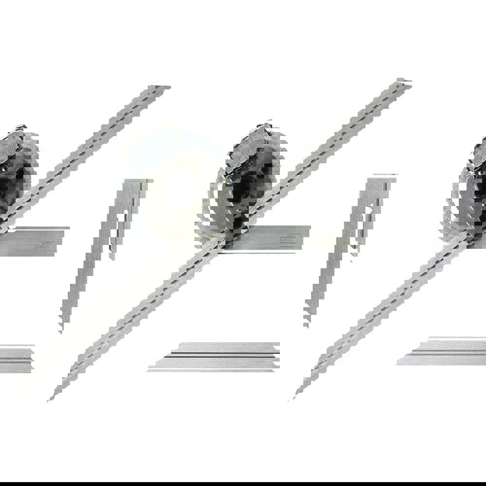 6, 12 Inch Long Blade, 360&deg; Max Measurement, Bevel Protractor