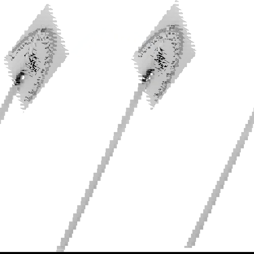 Bevel Protractors; Protractor Style: Angle ; Minimum Angle Measurement: 0 ; Maximum Angle Measurement: 180 ; Head Shape: Rectangular ; Material: Stainless Steel ; Mount Type: Screw
