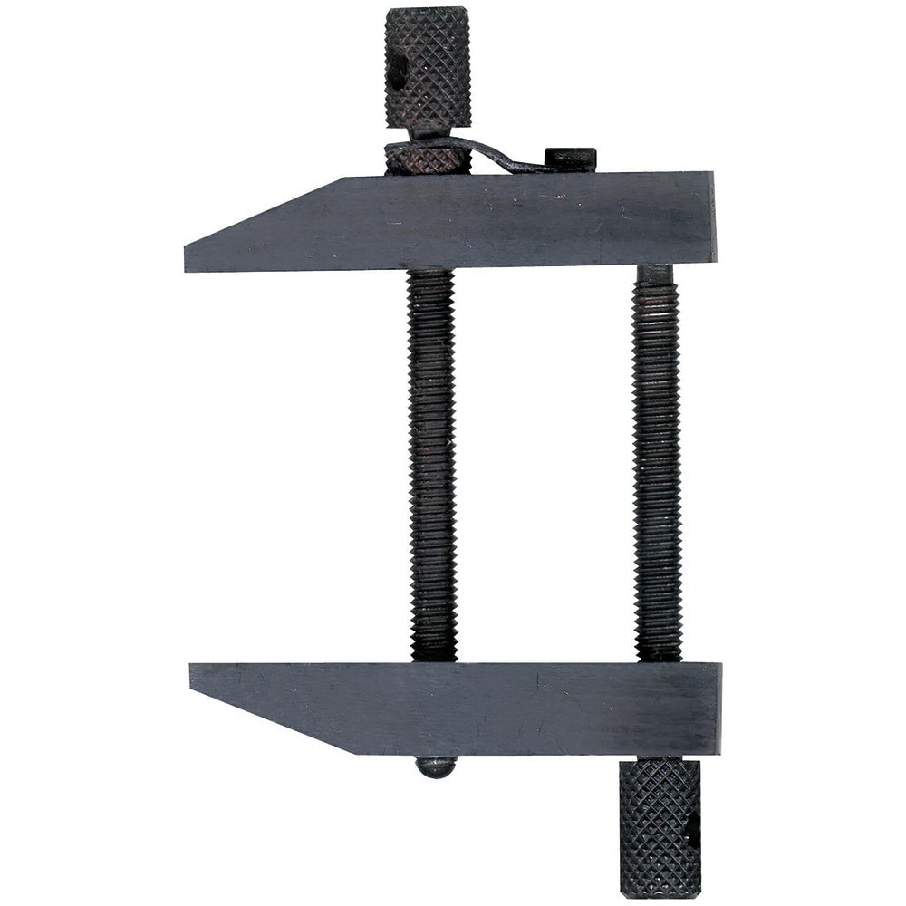 Parallel Clamps; Maximum Capacity (Inch): 2.25 ; Jaw Length: 3in ; Clamping Action: Squeeze ; Arm Material: Hardened Steel ; Throat Depth: 3in ; Thread Size: 10-32