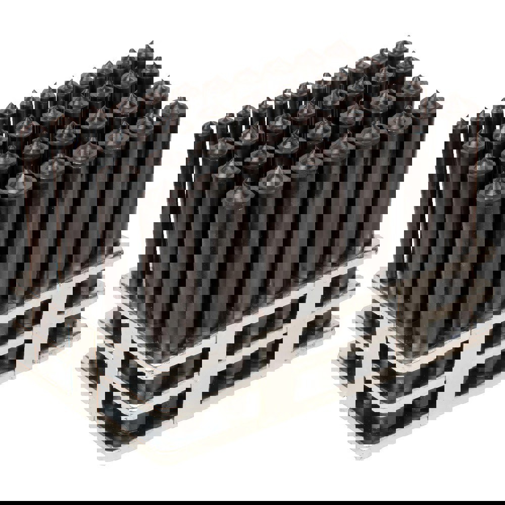 Punch Sets; Punch Size Range (Inch): 3/32 - 17/32 ; Container Type: Box ; Maximum Punch Size (Decimal Inch): 0.5000 ; Number Of Pieces: 33 ; UNSPSC Code: 27111505