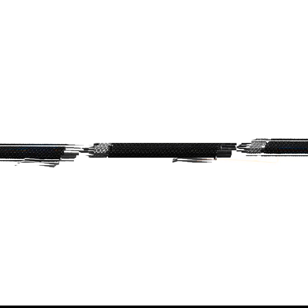 Scribes; Scriber Type: Needle Point Pocket Scriber ; Tip Style: Straight ; Overall Length (Inch): 6 ; Tip Type: Replaceable ; Handle Shape: Round ; Handle Color: Black