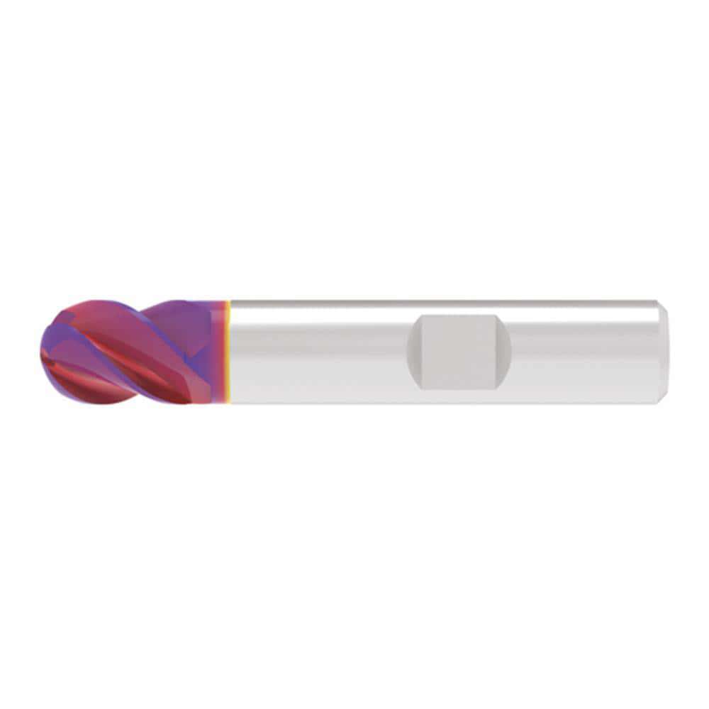 Ball End Mills; Mill Diameter (Decimal Inch): 0.0800 ; Mill Diameter (mm): 2.00 ; Number Of Flutes: 4 ; End Mill Material: Solid Carbide ; Length of Cut (mm): 4.0000 ; Shank Diameter (mm): 6.0000