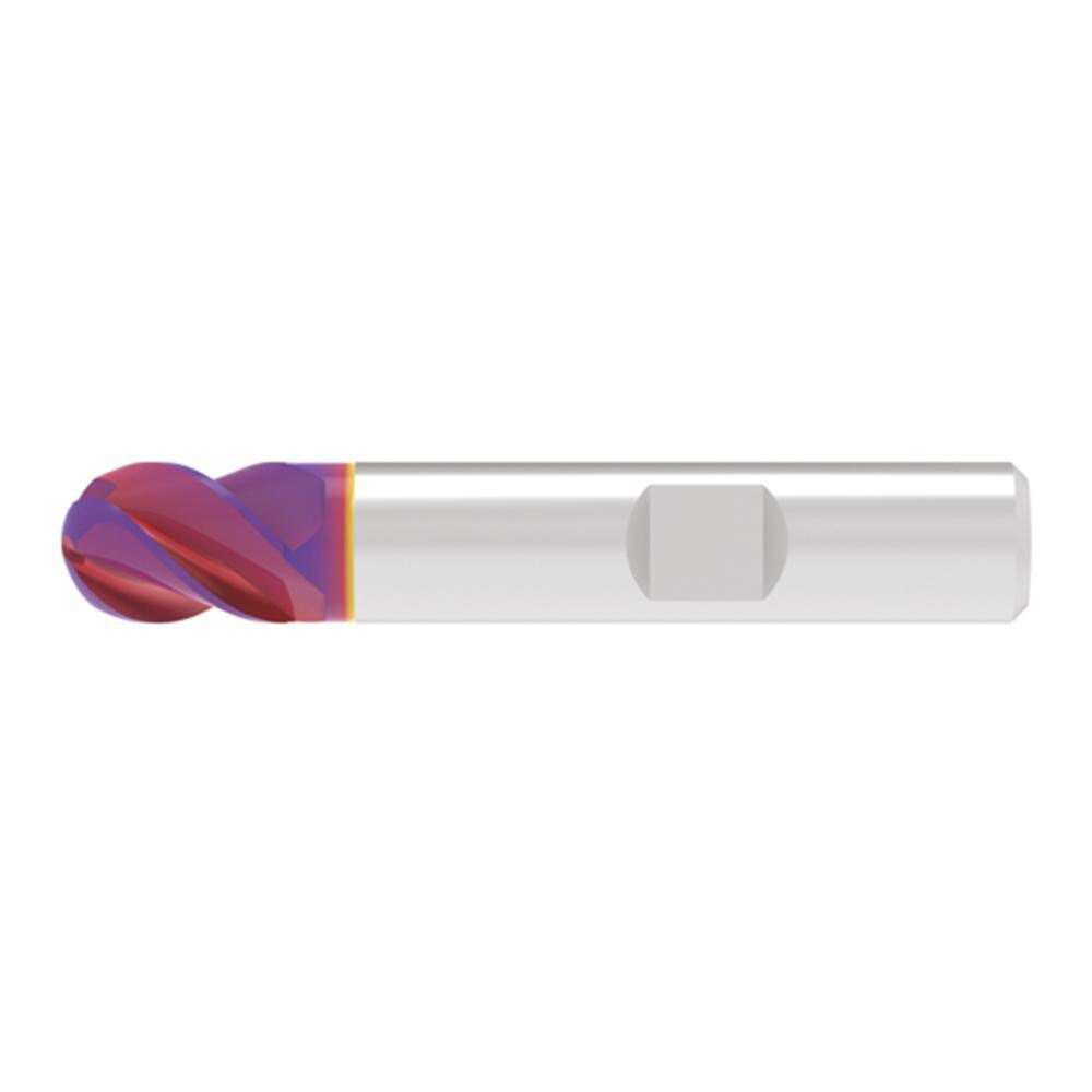 Ball End Mills; Mill Diameter (Decimal Inch): 0.1600 ; Mill Diameter (mm): 4.00 ; Number Of Flutes: 4 ; End Mill Material: Solid Carbide ; Length of Cut (mm): 8.0000 ; Shank Diameter (mm): 6.0000