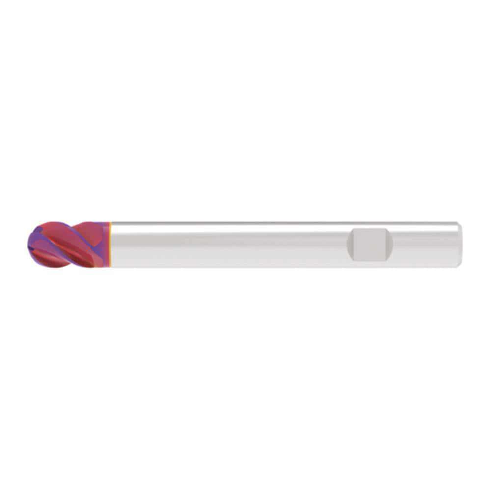 Ball End Mills; Mill Diameter (Decimal Inch): 0.2000 ; Mill Diameter (mm): 5.00 ; Number Of Flutes: 4 ; End Mill Material: Solid Carbide ; Length of Cut (mm): 9.0000 ; Shank Diameter (mm): 6.0000