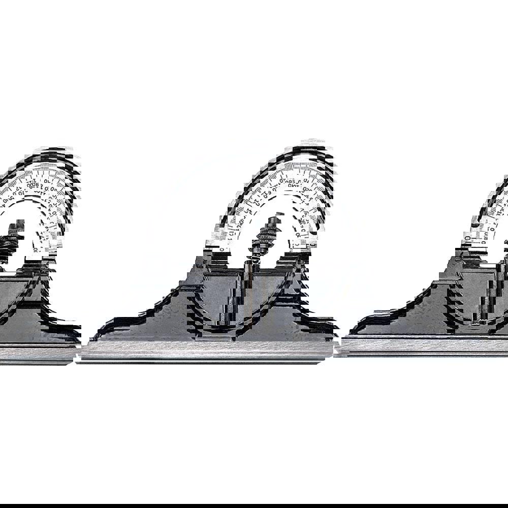 12 to 24 Inch Long Blade, Reversible Combination Square Protractor Head