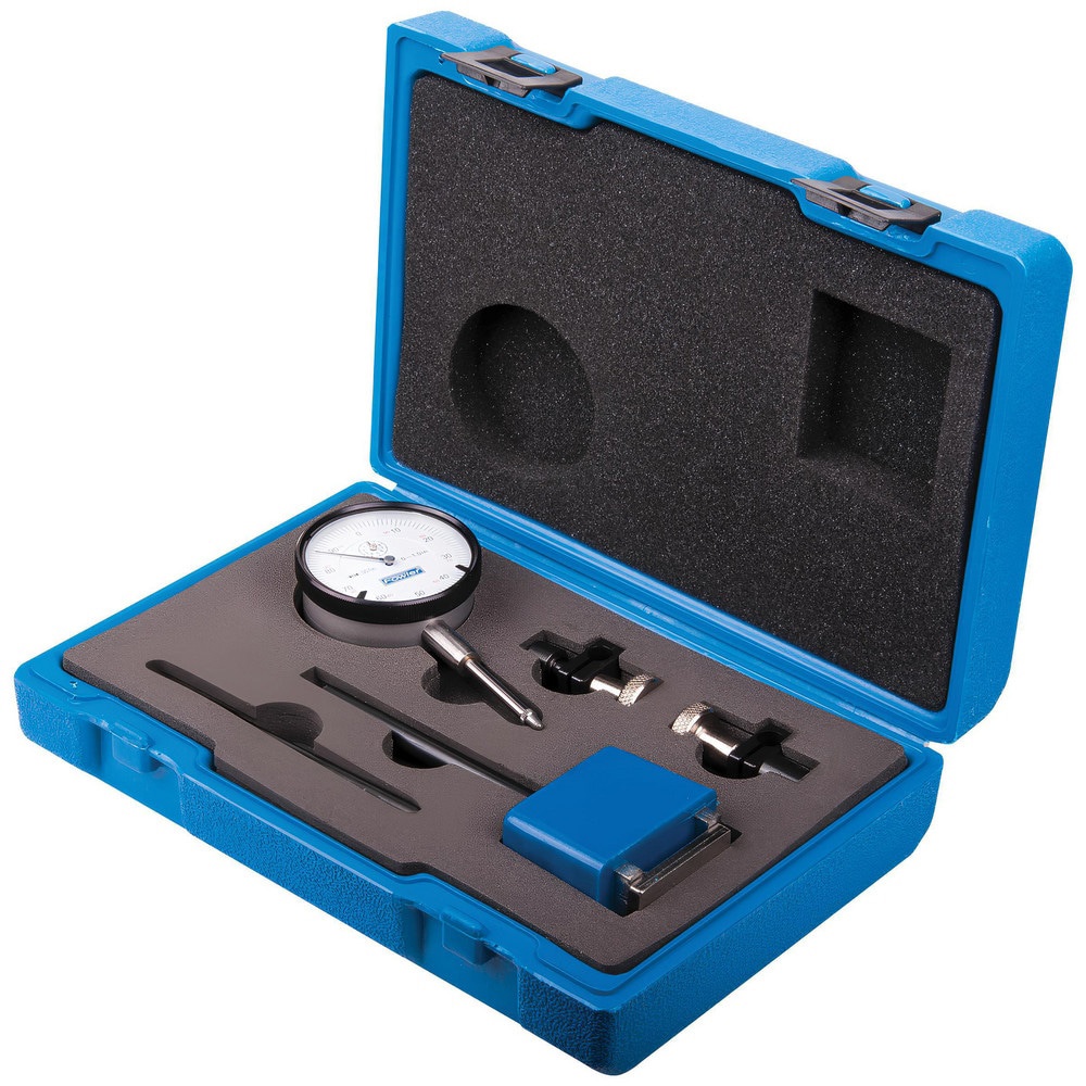 Indicator & Base Kits; Indicator Type: Dial ; Bearing Type: Plain ; Accuracy (Decimal Inch): +/-.001 ; Base Style: Magnetic ; Minimum Measurement (Decimal Inch): 0.0010 ; Maximum Measurement (Decimal Inch): 1.0000