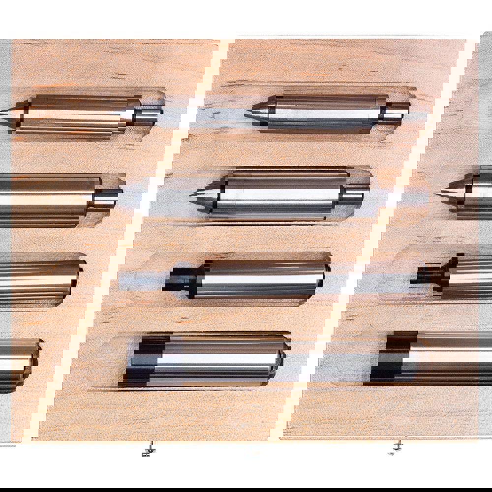 3/8 Inch Shank Diameter, 0.0002 Inch Accuracy, Double, Single End, Edge Finder Set