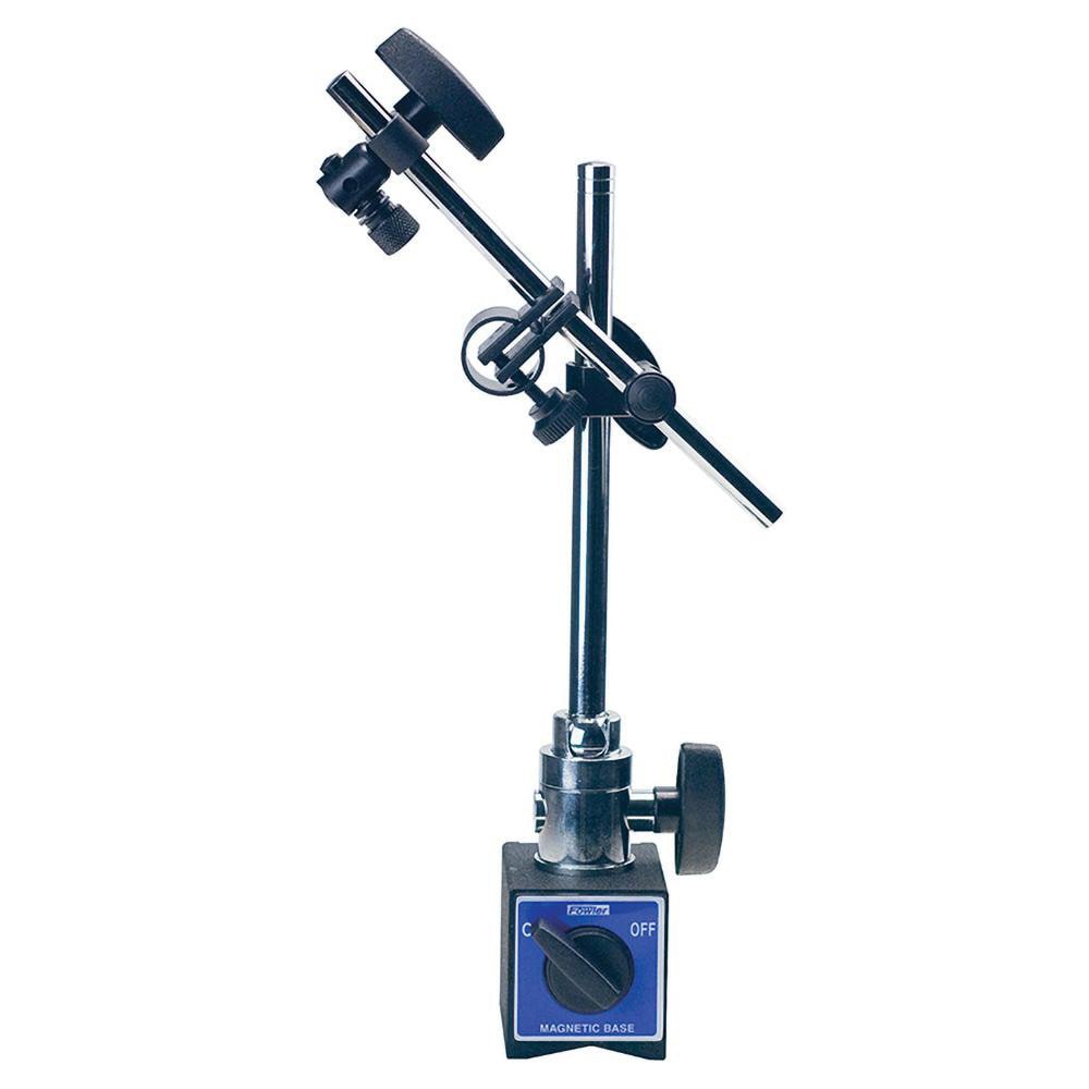 Indicator Positioner & Holder: 85 lb Pull, Fine Adjustment, Includes Base