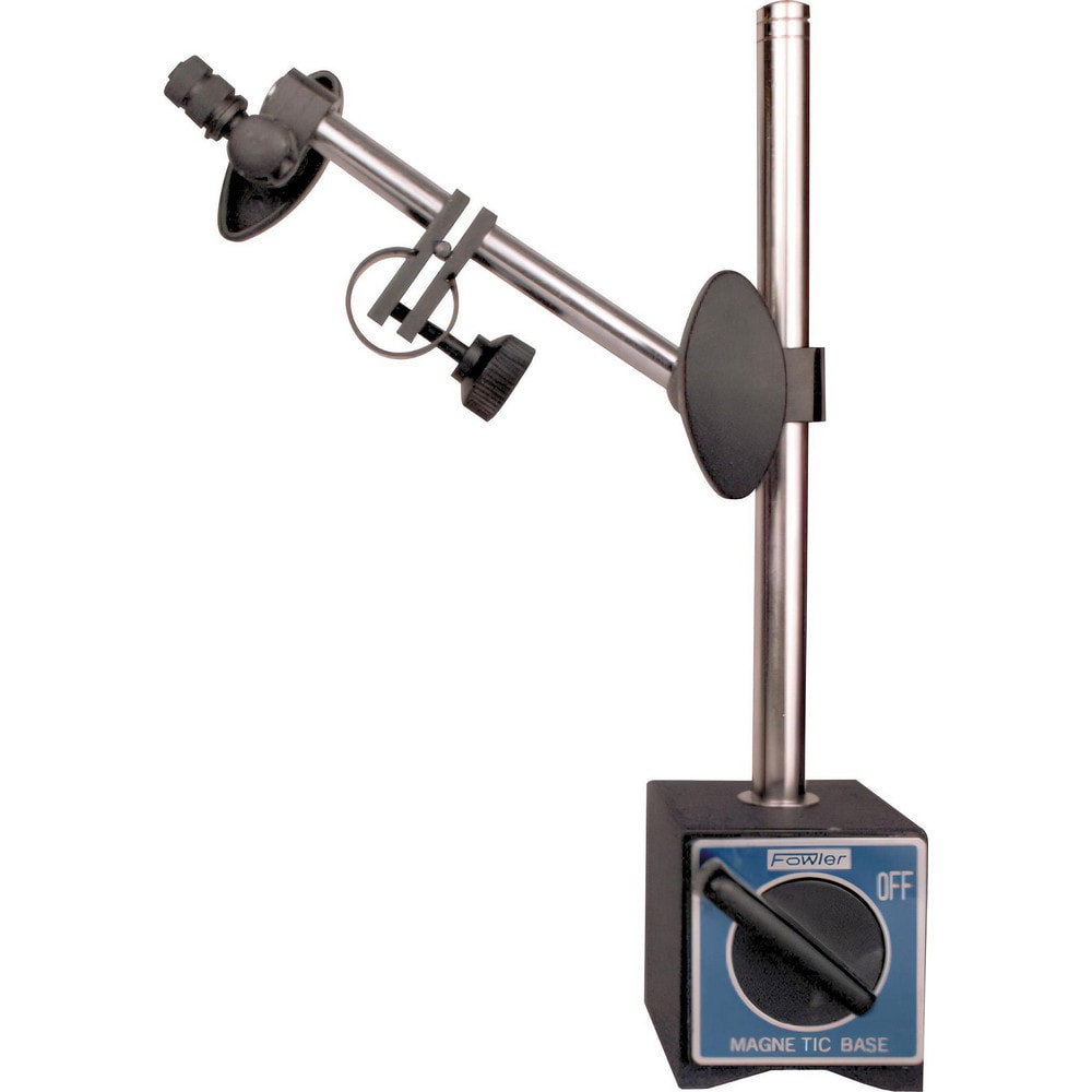 Indicator Transfer & Comparator Gage Stands; Arm Style: Fine Adjustment ; Stand Type: Dial Indicator ; Material: Steel ; Base Shape: Rectangle ; Fine Adjustment: Yes ; Includes Anvil: No