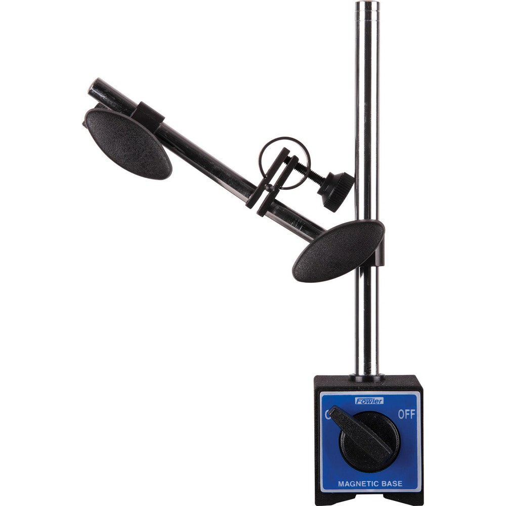 Indicator Transfer & Comparator Gage Stands; Arm Style: Fine Adjustment ; Stand Type: Dial Indicator ; Material: Steel ; Base Shape: Rectangle ; Fine Adjustment: Yes ; Includes Anvil: No