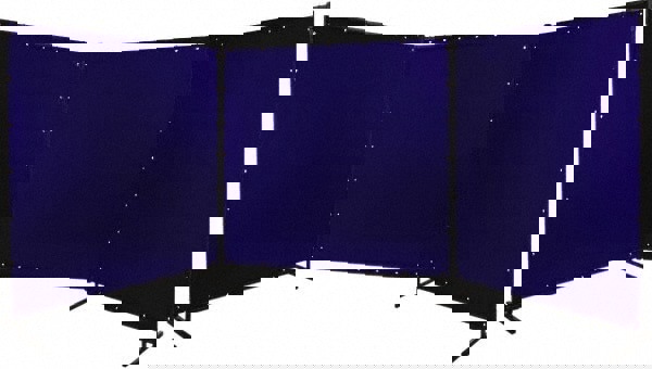 8' Wide x 8' High, 14mm Thickness, Transparent Vinyl Portable Welding Screen