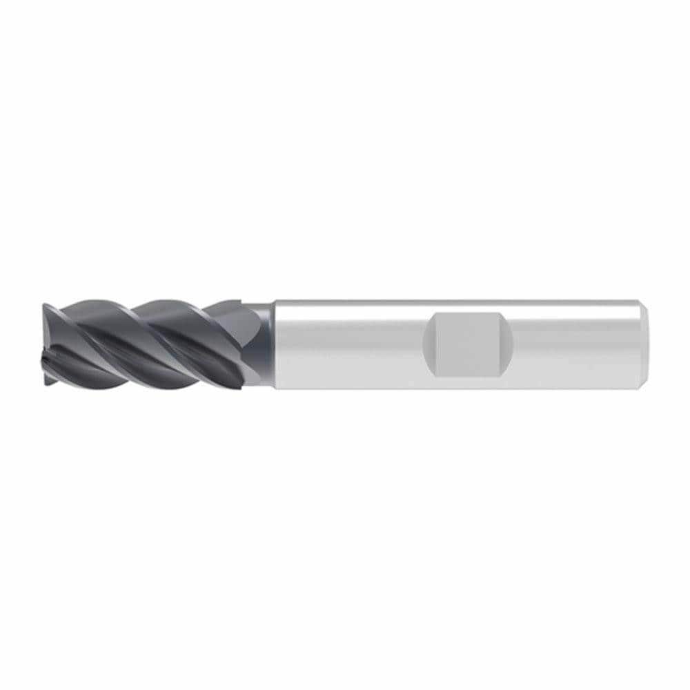 Corner Radius & Corner Chamfer End Mills; Mill Diameter (mm): 3.50 ; Number Of Flutes: 4 ; Length of Cut (mm): 5.0000 ; Single Or Double End: Single ; End Mill Material: Solid Carbide ; Chipbreaker: No