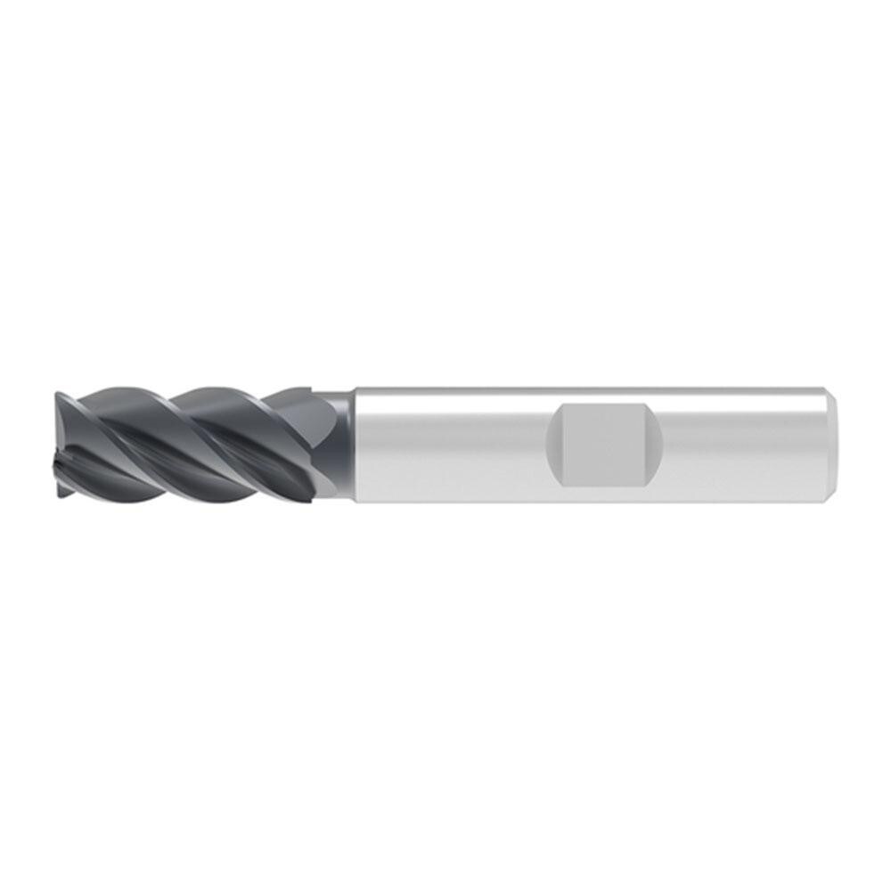 Corner Radius & Corner Chamfer End Mills; Mill Diameter (mm): 8.50 ; Number Of Flutes: 4 ; Length of Cut (mm): 15.0000 ; Single Or Double End: Single ; End Mill Material: Solid Carbide ; Chipbreaker: No