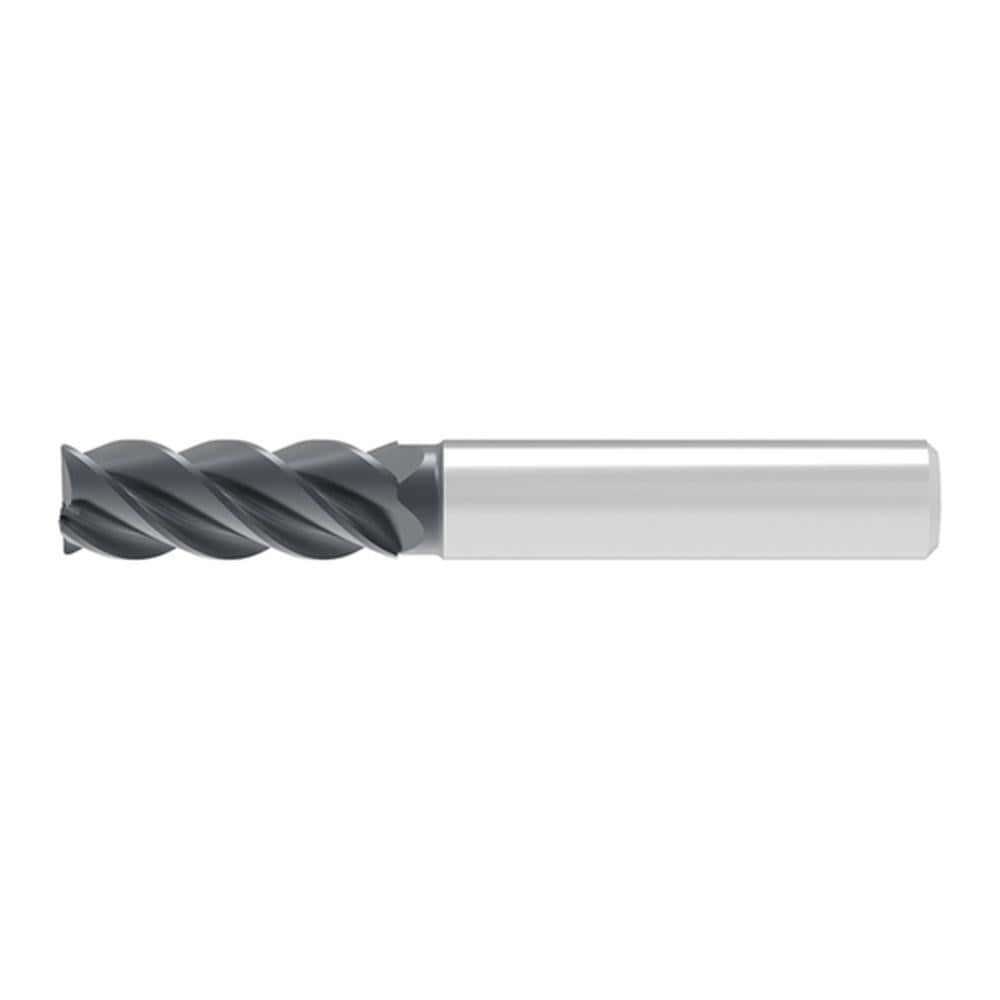 Corner Radius & Corner Chamfer End Mills; Mill Diameter (mm): 8.00 ; Number Of Flutes: 4 ; Length of Cut (mm): 19.0000 ; Single Or Double End: Single ; End Mill Material: Solid Carbide ; Chipbreaker: No