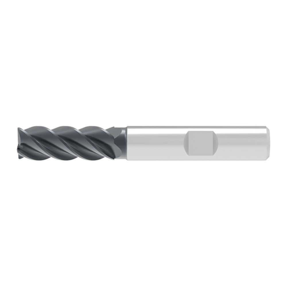 Corner Radius & Corner Chamfer End Mills; Mill Diameter (mm): 8.50 ; Number Of Flutes: 4 ; Length of Cut (mm): 22.0000 ; Single Or Double End: Single ; End Mill Material: Solid Carbide ; Chipbreaker: No