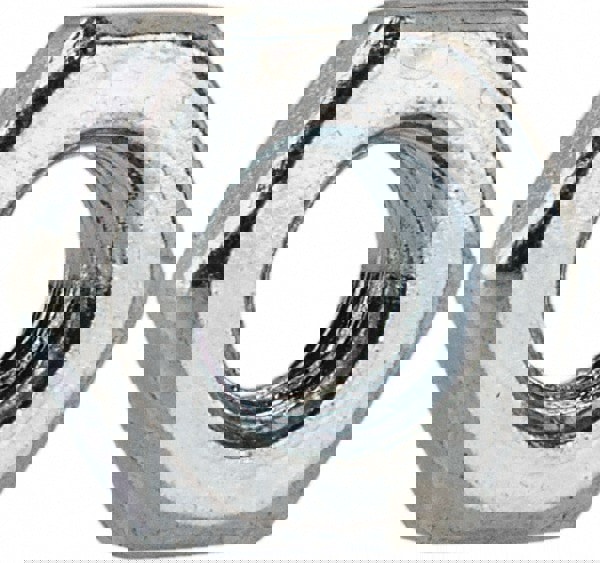 Jam Nut: M3x0.5, Grade 2H Steel, Zinc Finish