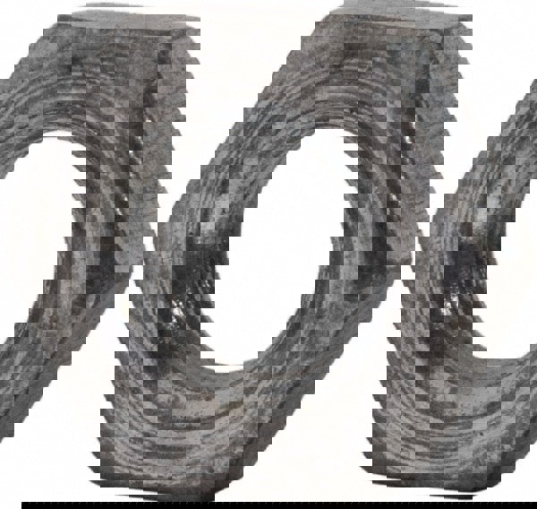 Jam Nut: M5x0.8, Grade 2H Steel, Zinc Finish