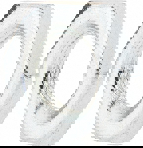 Jam Nut: M12x1.75, Grade 2H Steel, Zinc Finish