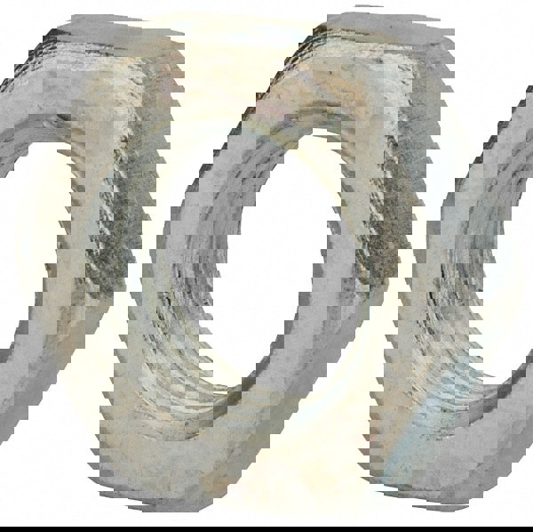 Jam Nut: M18x2.5, Grade 2H Steel, Zinc Finish