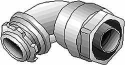 Conduit Connector: For Liquid-Tight, Malleable Iron, 4