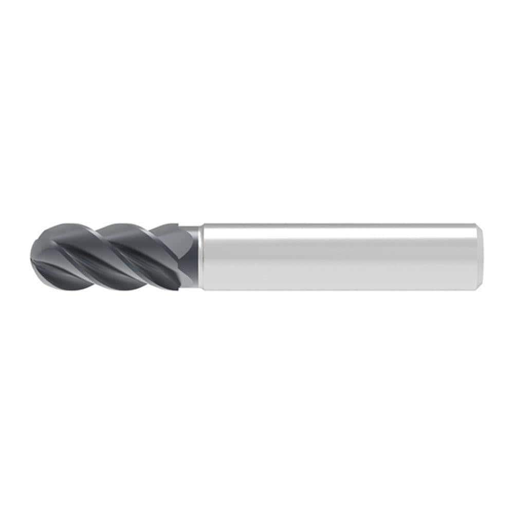 Ball End Mills; Mill Diameter (Decimal Inch): 0.1200 ; Mill Diameter (mm): 3.00 ; Number Of Flutes: 3 ; End Mill Material: Solid Carbide ; Length of Cut (mm): 5.0000 ; Shank Diameter (mm): 6.0000