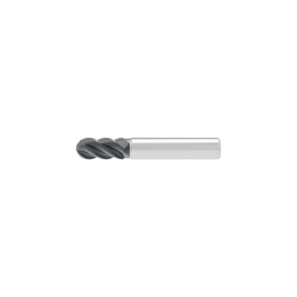 Ball End Mills; Mill Diameter (Decimal Inch): 0.3200 ; Mill Diameter (mm): 8.00 ; Number Of Flutes: 4 ; End Mill Material: Solid Carbide ; Length of Cut (mm): 12.0000 ; Shank Diameter (mm): 8.0000