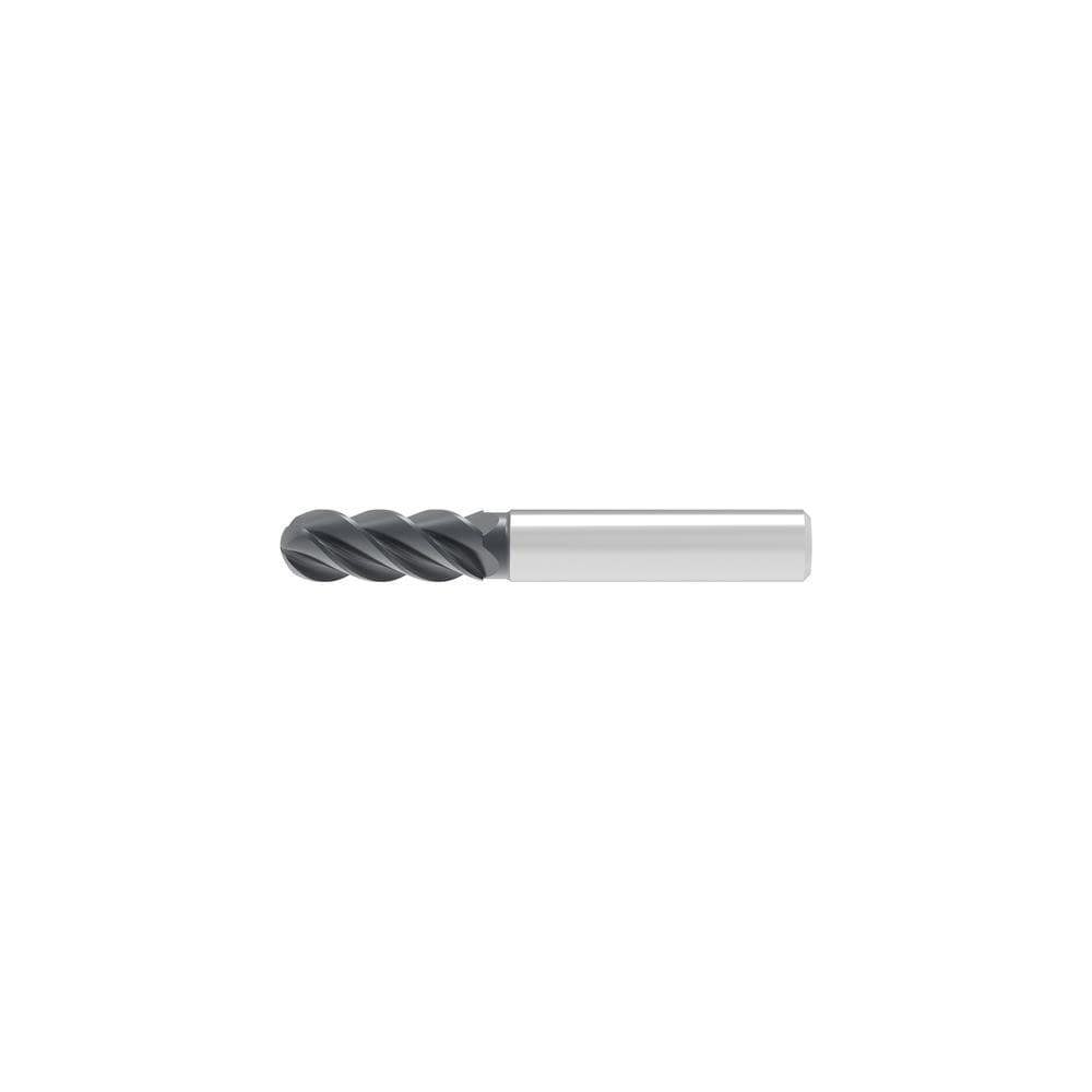 Ball End Mills; Mill Diameter (Decimal Inch): 0.4000 ; Mill Diameter (mm): 10.00 ; Number Of Flutes: 4 ; End Mill Material: Solid Carbide ; Length of Cut (mm): 22.0000 ; Shank Diameter (mm): 10.0000