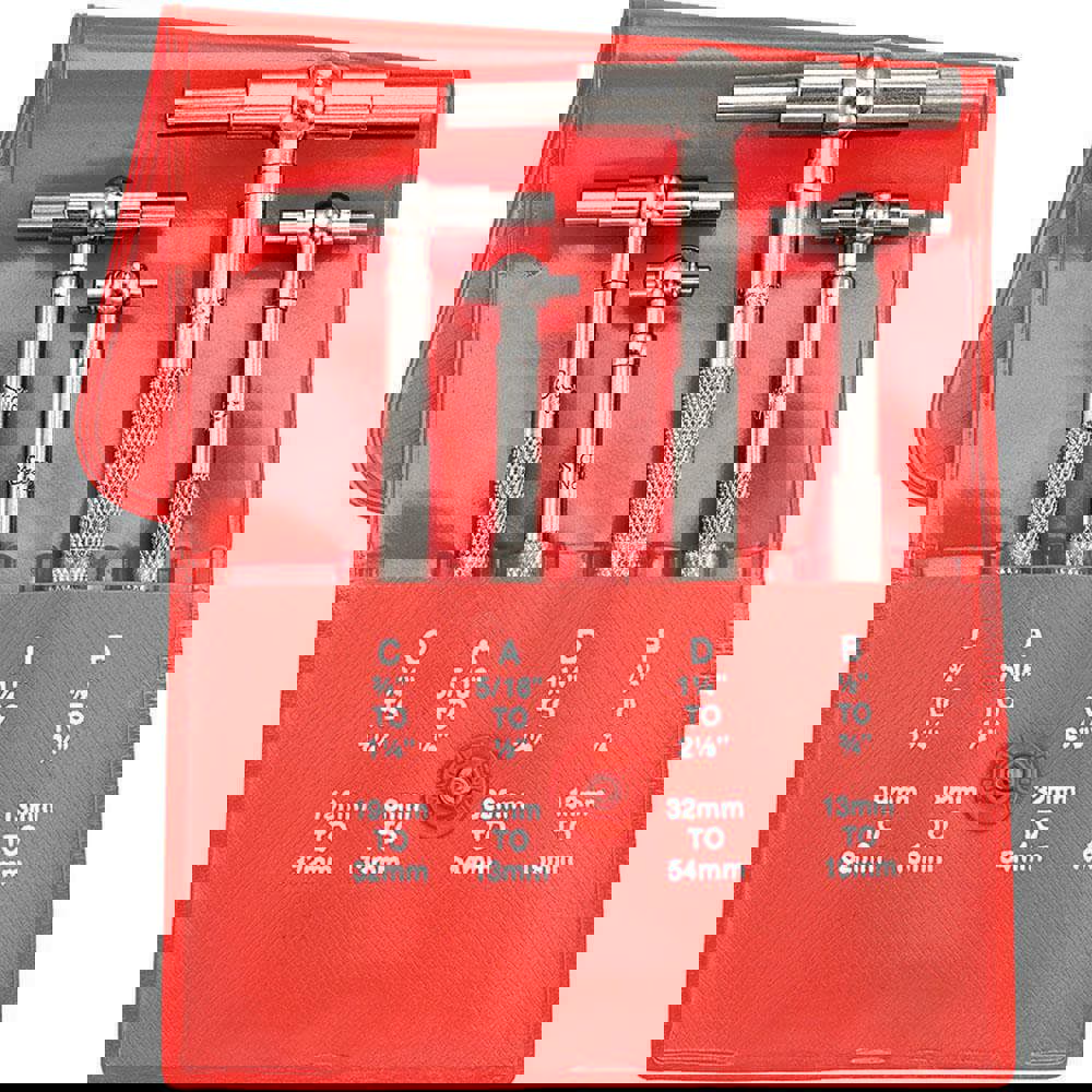 Telescoping Gage Set: 5/16 to 2-1/8