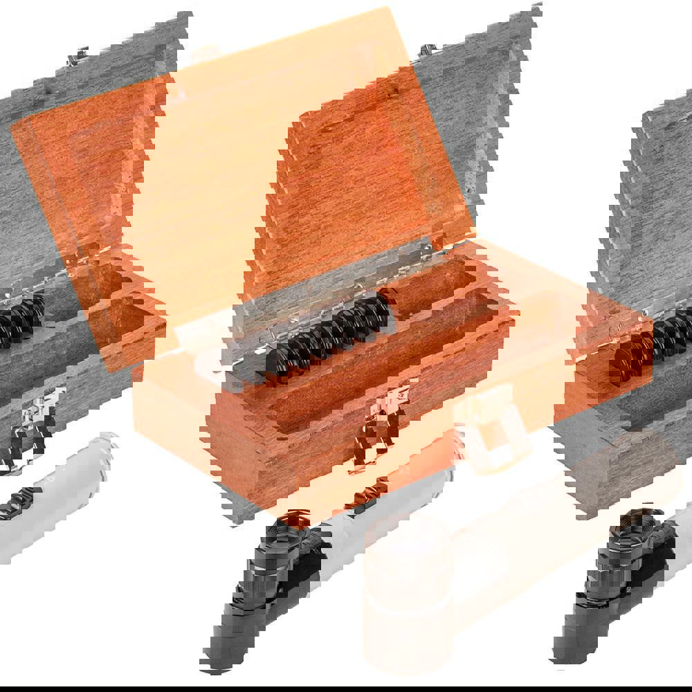 9 Piece Reticle, 10x Max Magnification, Pocket Comparator