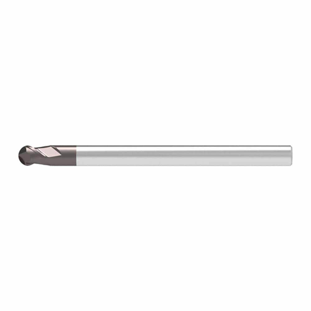 Ball End Mills; Mill Diameter (Decimal Inch): 0.4000 ; Mill Diameter (mm): 10.00 ; Number Of Flutes: 2 ; End Mill Material: Solid Carbide ; Length of Cut (mm): 8.0000 ; Shank Diameter (mm): 12.0000