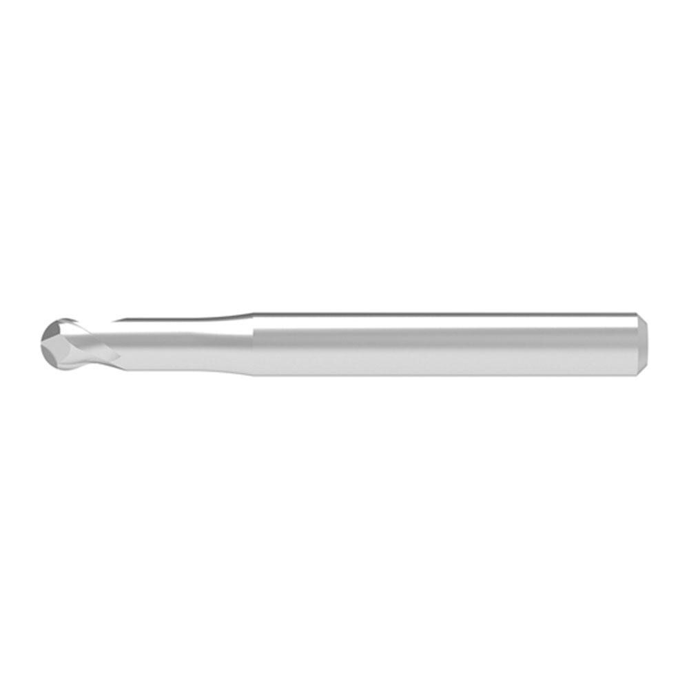 Ball End Mills; Mill Diameter (Decimal Inch): 0.1600 ; Mill Diameter (mm): 4.00 ; Number Of Flutes: 2 ; End Mill Material: Solid Carbide ; Length of Cut (mm): 4.0000 ; Shank Diameter (mm): 6.0000