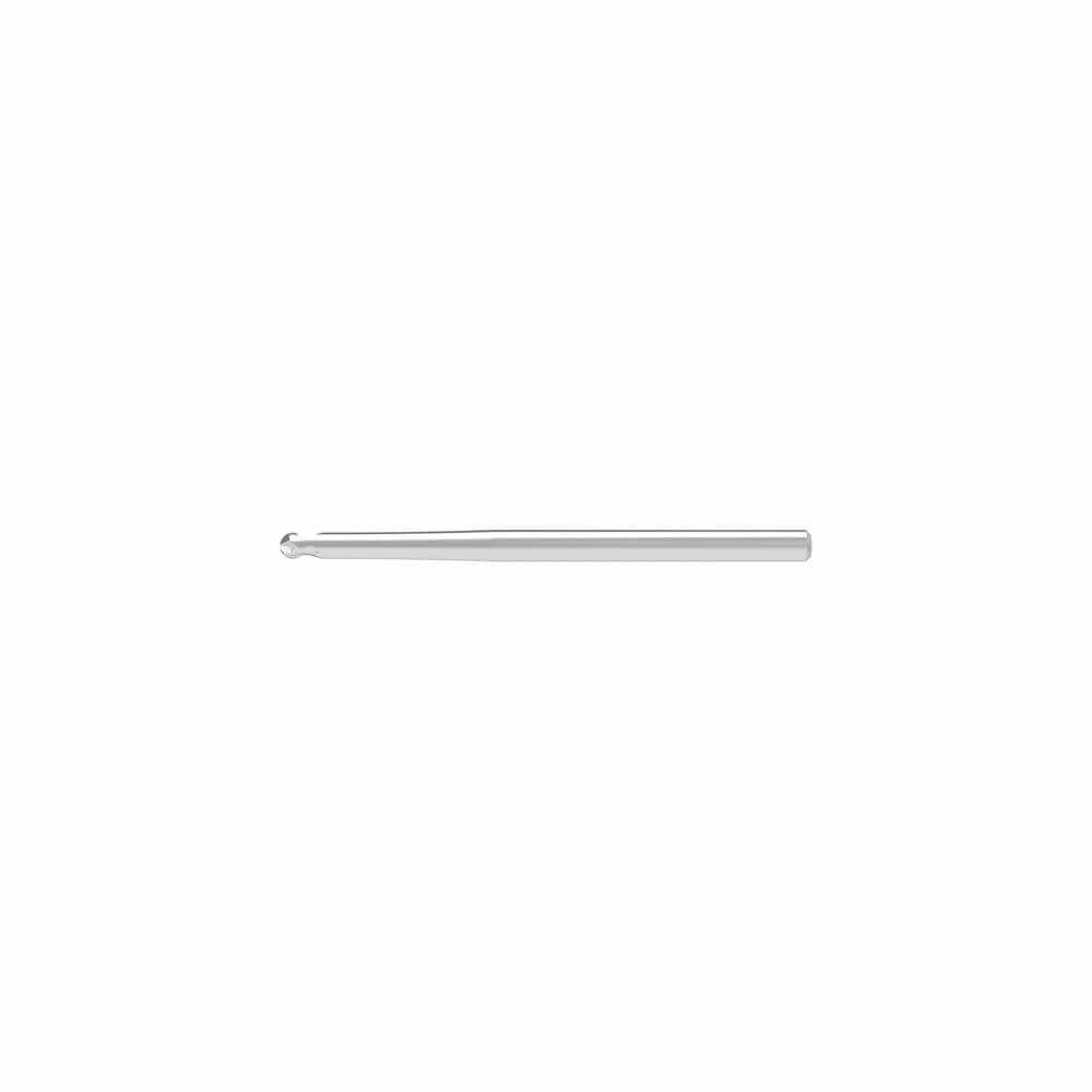 Ball End Mills; Mill Diameter (Decimal Inch): 0.1200 ; Mill Diameter (mm): 3.00 ; Number Of Flutes: 2 ; End Mill Material: Solid Carbide ; Length of Cut (mm): 3.5000 ; Shank Diameter (mm): 6.0000