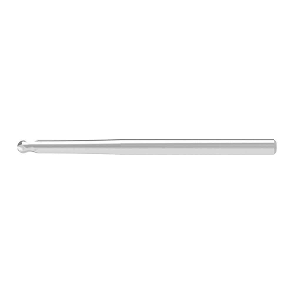 Ball End Mills; Mill Diameter (Decimal Inch): 0.2400 ; Mill Diameter (mm): 6.00 ; Number Of Flutes: 2 ; End Mill Material: Solid Carbide ; Length of Cut (mm): 6.0000 ; Shank Diameter (mm): 6.0000