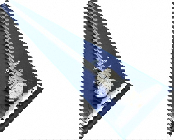 0 to 12 Inch Range, Stainless Steel, White Dial Depth Gage