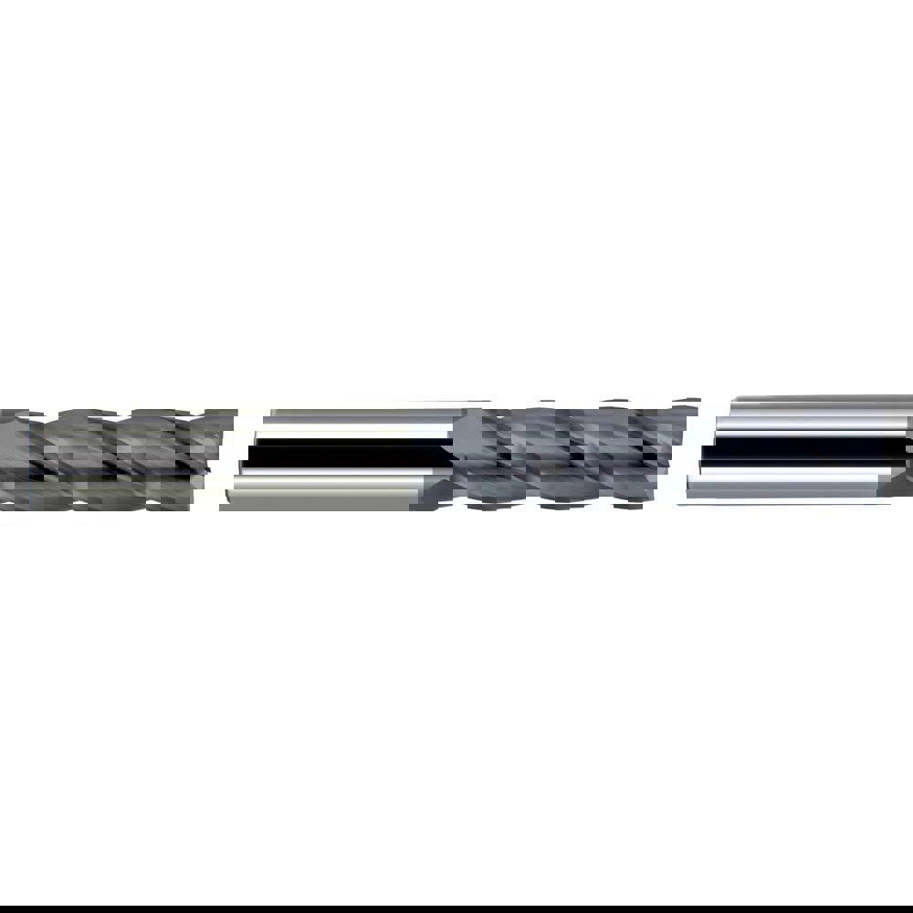 Square End Mill: 3/16'' Dia, 3/4'' LOC, 3/16'' Shank Dia, 2-1/2'' OAL, 4 Flutes, Solid Carbide