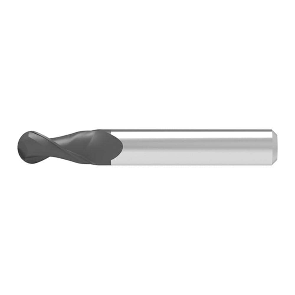Ball End Mills; Mill Diameter (Decimal Inch): 0.1200 ; Mill Diameter (mm): 3.00 ; Number Of Flutes: 2 ; End Mill Material: Solid Carbide ; Length of Cut (mm): 5.0000 ; Shank Diameter (mm): 3.0000