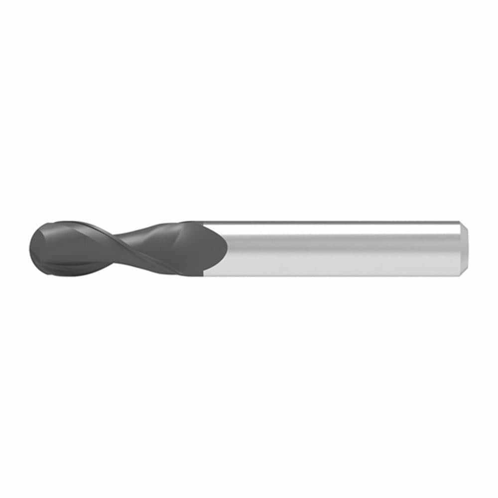 Ball End Mills; Mill Diameter (Decimal Inch): 0.2000 ; Mill Diameter (mm): 5.00 ; Number Of Flutes: 2 ; End Mill Material: Solid Carbide ; Length of Cut (mm): 20.0000 ; Shank Diameter (mm): 5.0000