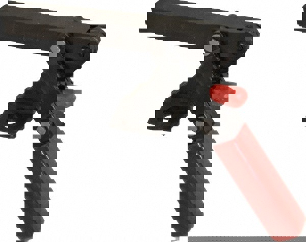 Manual Hold-Down Toggle Clamp: Vertical, 1,000 lb Capacity, Solid Bar, Flanged Base