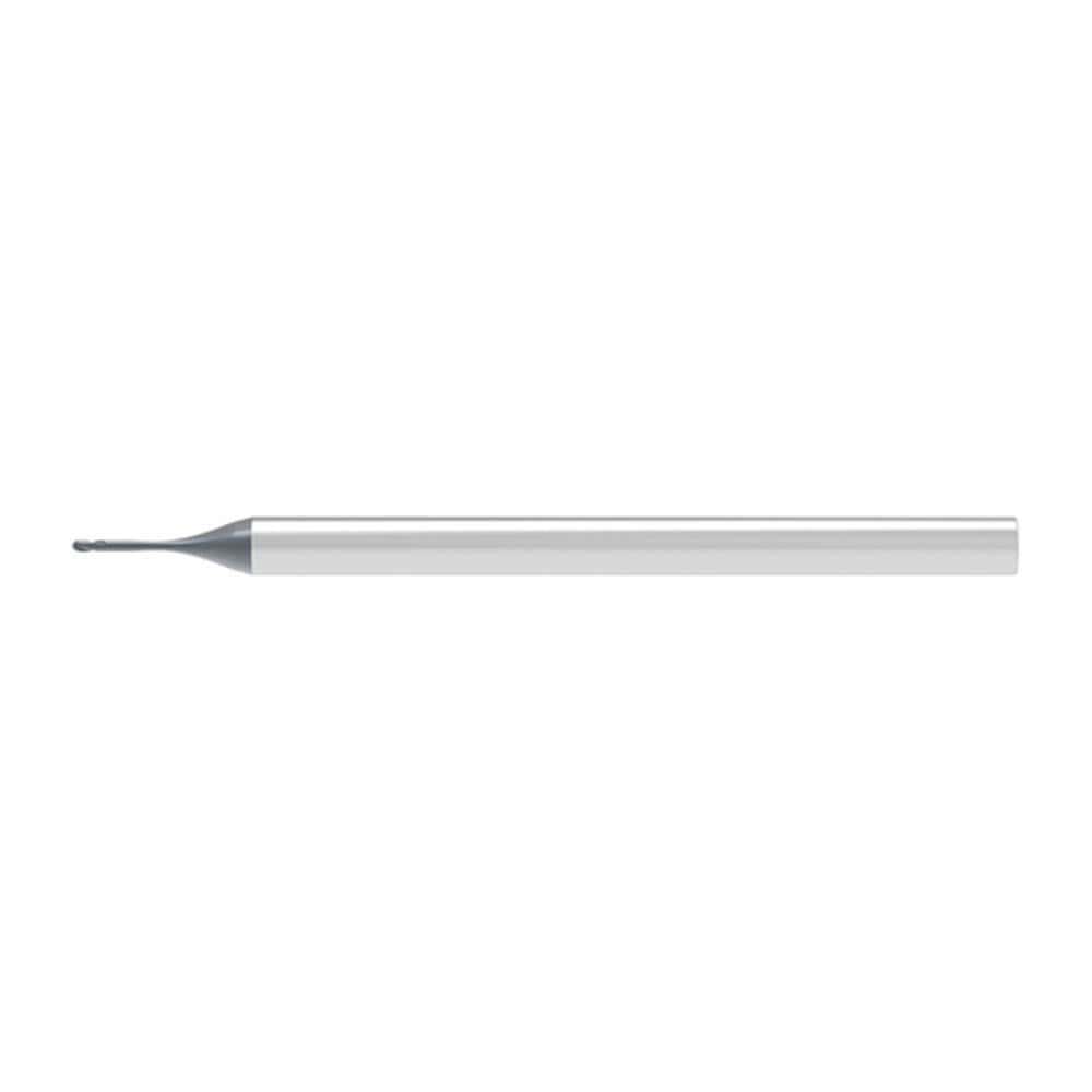Ball End Mills; Mill Diameter (Decimal Inch): 0.0080 ; Mill Diameter (mm): 0.20 ; Number Of Flutes: 2 ; End Mill Material: Solid Carbide ; Length of Cut (mm): 0.1200 ; Shank Diameter (mm): 6.0000