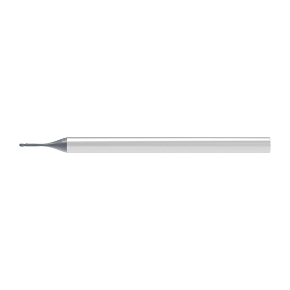 Ball End Mills; Mill Diameter (Decimal Inch): 0.0320 ; Mill Diameter (mm): 0.80 ; Number Of Flutes: 2 ; End Mill Material: Solid Carbide ; Length of Cut (mm): 0.4800 ; Shank Diameter (mm): 6.0000