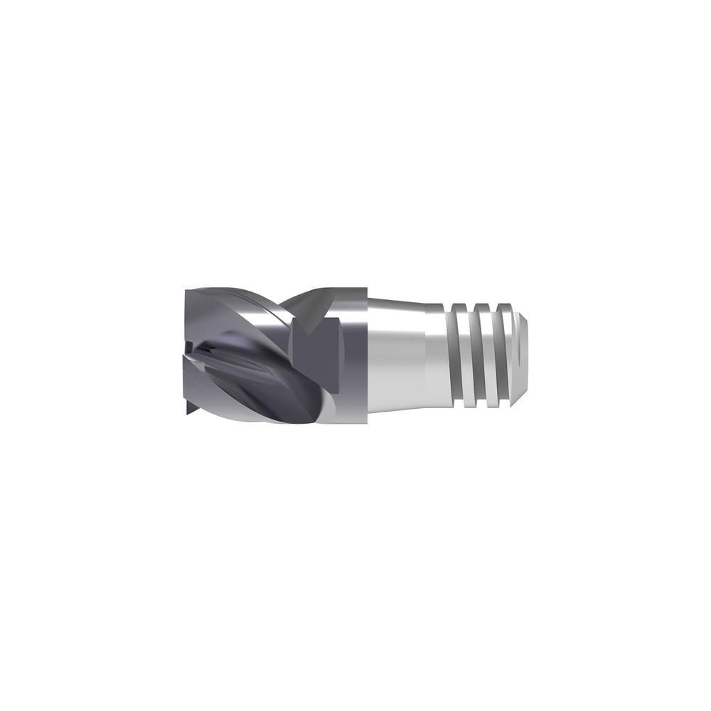 Corner Radius & Corner Chamfer End Mill Heads; Mill Diameter (mm): 10.00 ; Chamfer Width (mm): 0.200 ; Chamfer Angle: 45.000 ; Length of Cut (mm): 7.5000 ; Number Of Flutes: 3 ; Overall Length (mm): 26.9000