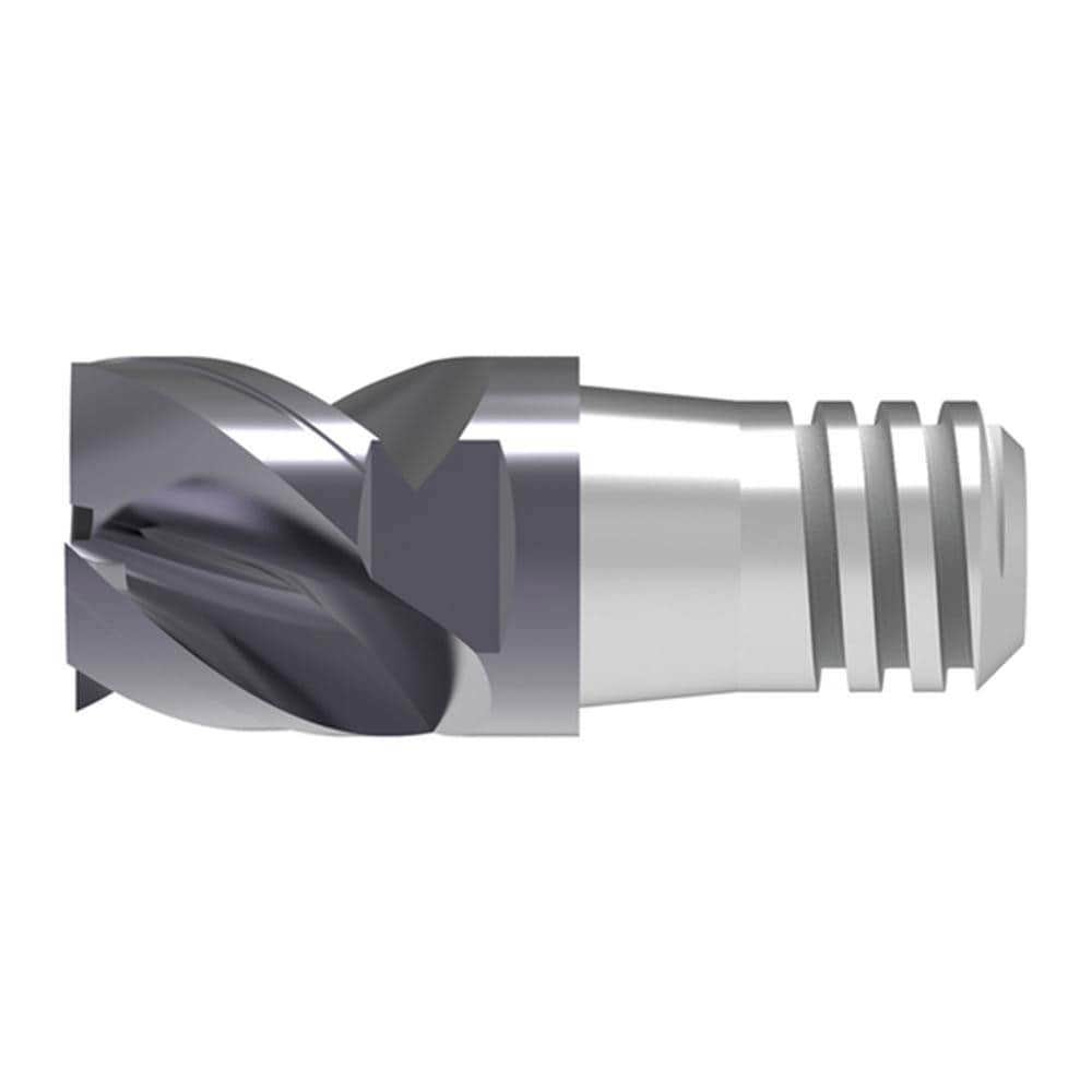 Corner Radius & Corner Chamfer End Mill Heads; Mill Diameter (mm): 16.00 ; Chamfer Width (mm): 0.320 ; Chamfer Angle: 45.000 ; Length of Cut (mm): 12.0000 ; Number Of Flutes: 3 ; Overall Length (mm): 37.3000