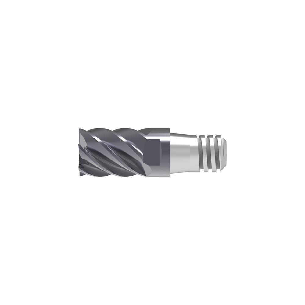 Square End Mill Heads; Mill Diameter (Decimal Inch): 0.3200 ; Mill Diameter (mm): 8.00 ; Length of Cut (mm): 10.0000 ; Connection Type: SAM ; Overall Length (mm): 24.4000 ; Material: Solid Carbide