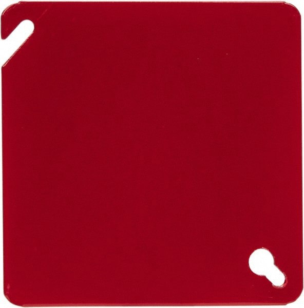 Flat Electrical Box Cover: Steel